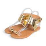 Beach Open Toe Flat Clip Toe Sandals