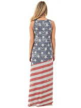 2018 Summer Stripe Sleeveless Casual Maxi Dress