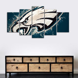 Philadelphia Eagles Paint Splash Look Canvas