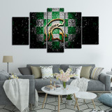 Michigan State Spartans Football Aluminate Canvas