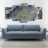 Michigan Wolverines Football Stadium Canvas 5