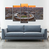 Michigan Wolverines Football Stadium Canvas 1
