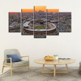 Michigan Wolverines Football Stadium Canvas 1