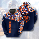 Chicago Bears Camouflage Casual Hoodie