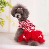 Dog Dresses Summer Small Dog Cute Tutu  Cotton Dog Clothes