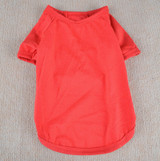 Dog Cotton T-shirt Pet Solid Clothes Clothing For Cat Dog Pajamas