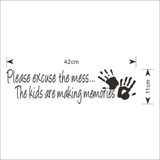 WHOLESALE making memories vinyl wall sticker home decor creative quote wall decals z002 kids room removable cartoon wall art 5.0