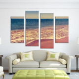 4PCS seascape waves beach Wall painting print on canvas for home decor ideas paints on wall pictures art No framed