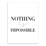 Minimalist Black White Motivational Typography Believe Quotes Art Print Poster Wall Picture Canvas Painting No Frame Home Decor