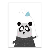 Triptych Black White Kawaii Animals Panda Cat A4 Art Prints Poster Nursery Wall Picture Canvas Painting Kids Room Decor No Frame Triptych Black White Kawaii Animals Panda Cat A4 Art Prints Poster Nursery Wall Picture Canvas Painting Kids Room Decor No Frame