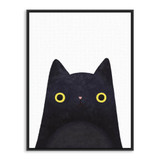 Watercolor Japanese Pet Cat Animal Face Art Print Poster Kawaii Wall Picture Canvas Painting Kids Room Home Decoration No Frame