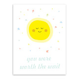 Modern Kawaii Animals Hippo Moon Quotes Canvas A4 Art Print Poster Nursery Wall Picture Kids Baby Room Decor Painting No Frame