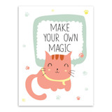Modern Cartoon Kawaii Animal Lion Pet Quotes Canvas Art Print Poster Nursery Wall Picture Kids Baby Room Decor Painting No Frame