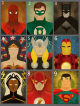 9 Movie Superheros Canvas Painting Modern Home Wall Decor Canvas Art Wall Pictures For Child Bedroom HD Print  Unframed