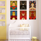 9 Movie Superheros Canvas Painting Modern Home Wall Decor Canvas Art Wall Pictures For Child Bedroom HD Print  Unframed