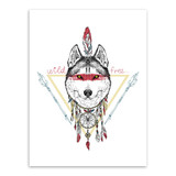 Indian Animals Head Hippie Fashion Deer Horse Zebra A4 Large Art Print Poster Wall Pictures Canvas Painting No Framed Home Decor