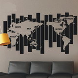 Map World  Wall Decal