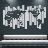 Map World  Wall Decal