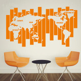 Map World  Wall Decal