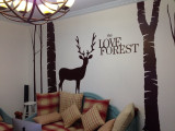 Deer wall Decal -Deer Wall Vinyl Sticker