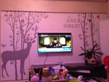 Deer Wall Decal -Deer Wall Vinyl-Deer Vinyl Sticker