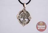 Yggdrasil Pendant II - Norse Symbols, Bronze