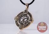 Yggdrasil Pendant - Norse Symbols, Bronze