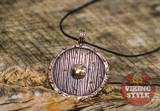 Viking Shield Pendant - Bronze Viking Shield Pendant - Bronze