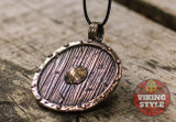 Viking Shield Pendant - Bronze Viking Shield Pendant - Bronze