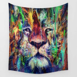 Rainbow Lion Tapestry