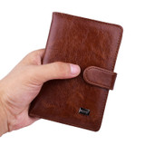 EF-TNT-TA-A21 PU Leather Passport Holder Credit Card Holder