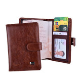 EF-TNT-TA-A21 PU Leather Passport Holder Credit Card Holder