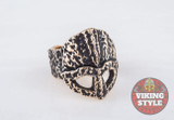 Viking Helmet Ring II - Bronze