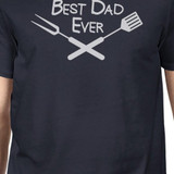 Best Bbq Dad Mens Navy Cotton Tee