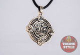 Viking Ship Pendant VI - Drakkar, Bronze