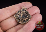 Viking Ship Pendant VI - Drakkar, Bronze