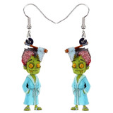 FREE OFFER Horrible Bathrobe Zombie Halloween Earrings