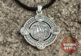 Viking Ship Pendant VI - Drakkar, 925 Silver
