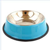 Colored Stainless Steel Travel Food Water Bowls