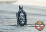 Odin Pendant - 925 Silver