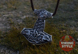 Mjölnir Pendant - Ram, 925 Silver