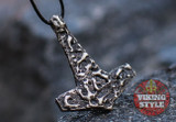Mjölnir Pendant - Forged, 925 Silver