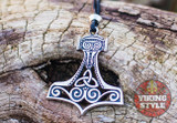 Mjölnir Pendant III - Erikstorp, 925 Silver