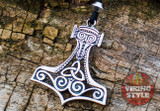 Mjölnir Pendant III - Erikstorp, 925 Silver