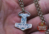 Mjölnir Pendant II - Erikstorp, 925 Silver