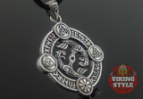 Huginn & Muninn Pendant - Norse Symbols, 925 Silver