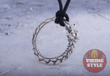 Jörmungandr Pendant - World Serpent, 925 Silver