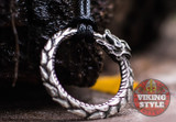 Jörmungandr Pendant - World Serpent, 925 Silver