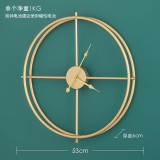 Nordic Minimalist Iron Wall Clock