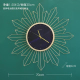 Nordic Minimalist Iron Wall Clock